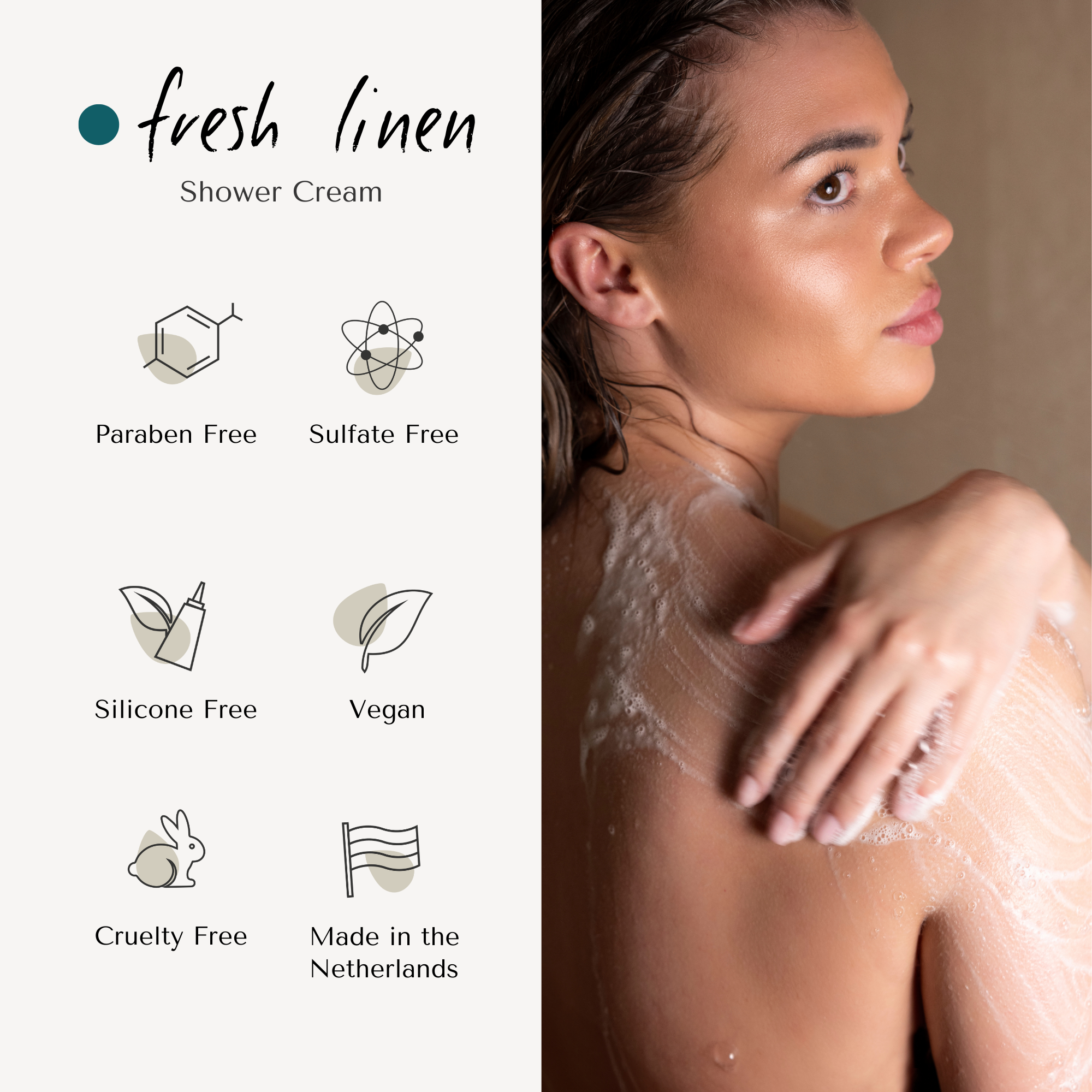 Fresh Linen Shower Cream